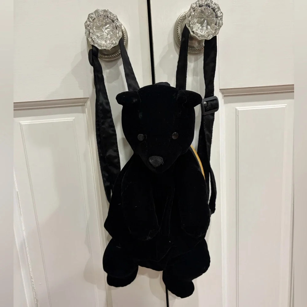 Mango Black Bear Kids Backpack Vintage 1990’s